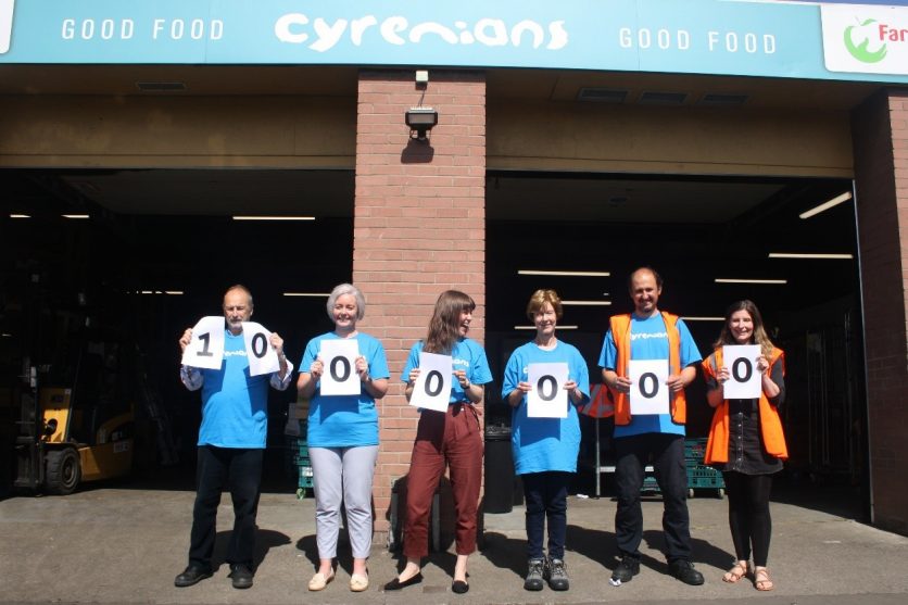 Cyrenians delivers one million meals