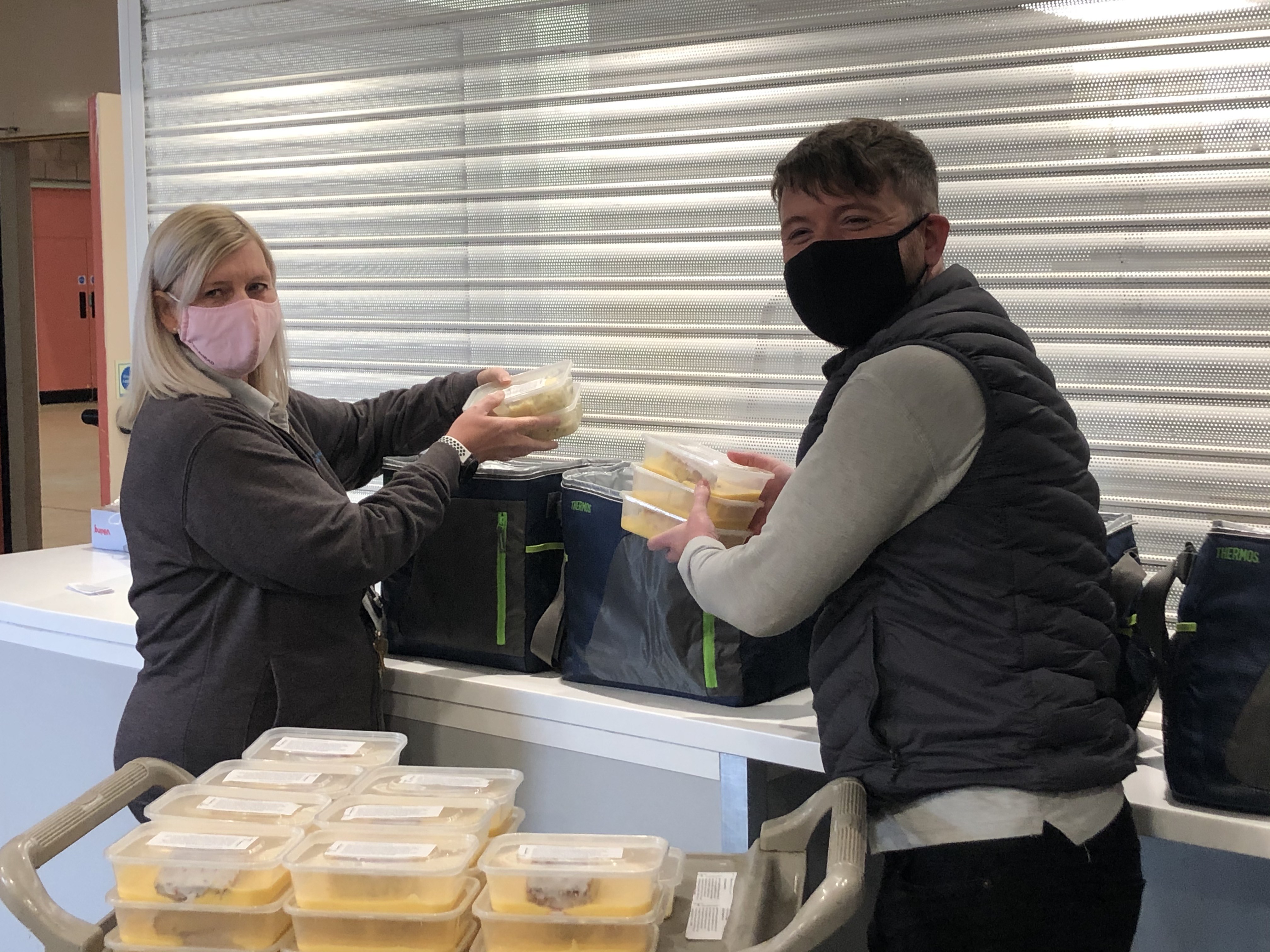 Trainees team up with Ferguslie Park Housing Association to deliver 5,000th meal