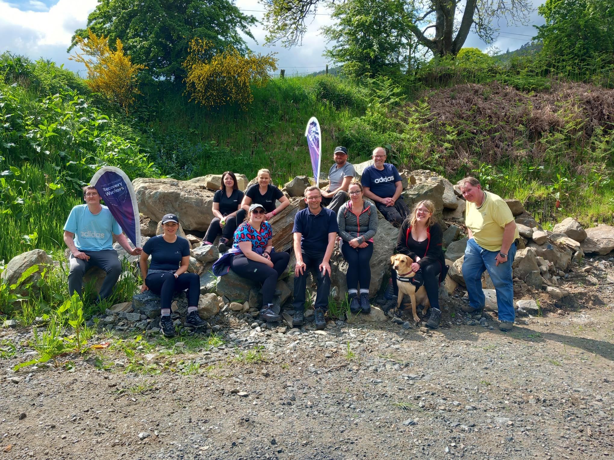 Hillcrest's RecoverMay initiative hits new heights with Perthshire hike