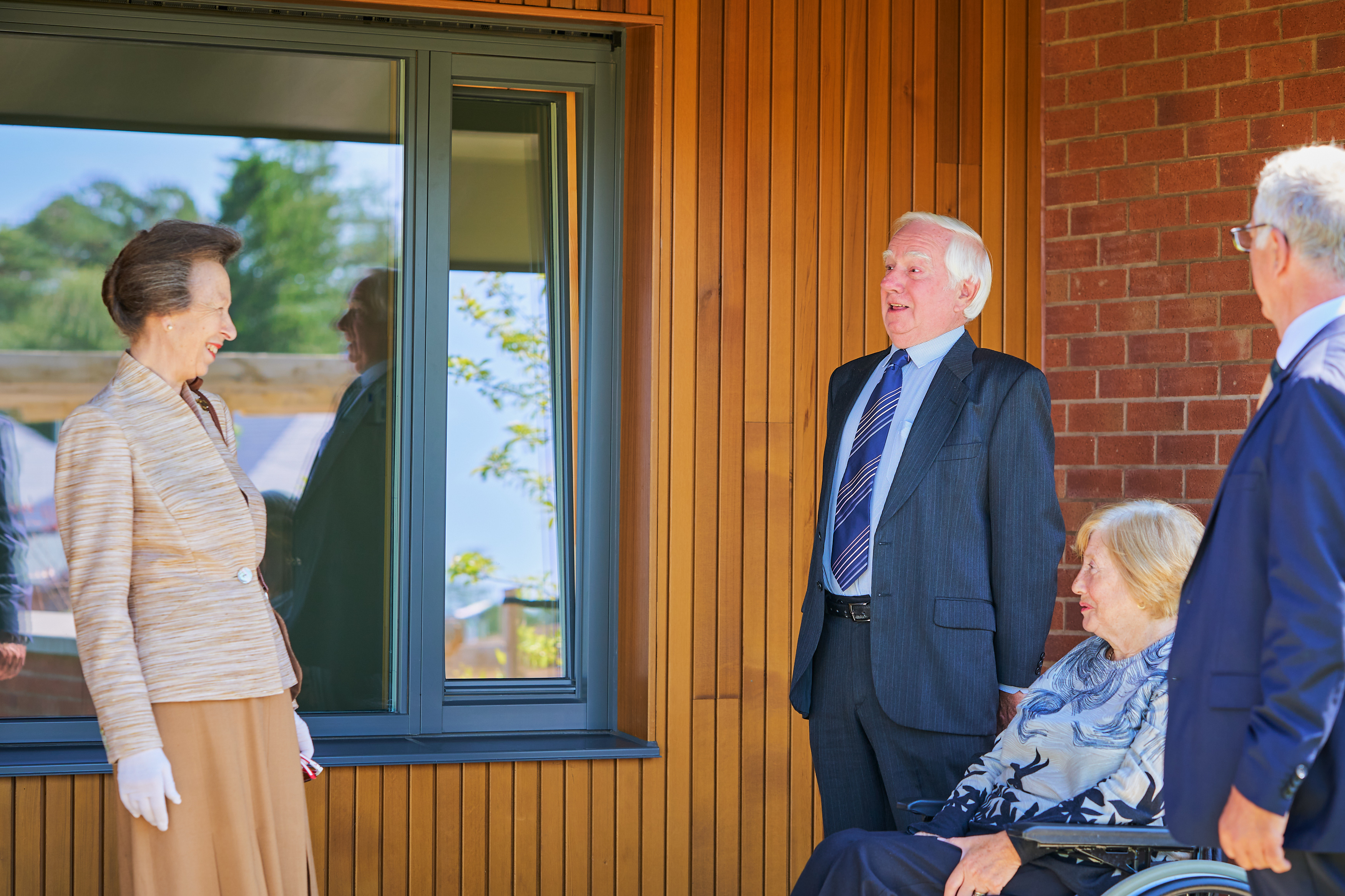 HRH The Princess Royal visits Gannochy Trust’s new housing development in Perth