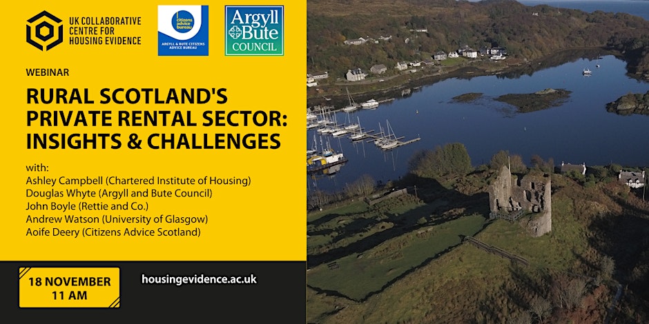 Webinar to explore insights and challenges within rural Scotland's PRS