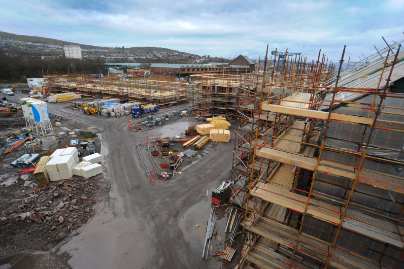 Cruden Building's James Watt Dock development takes shape