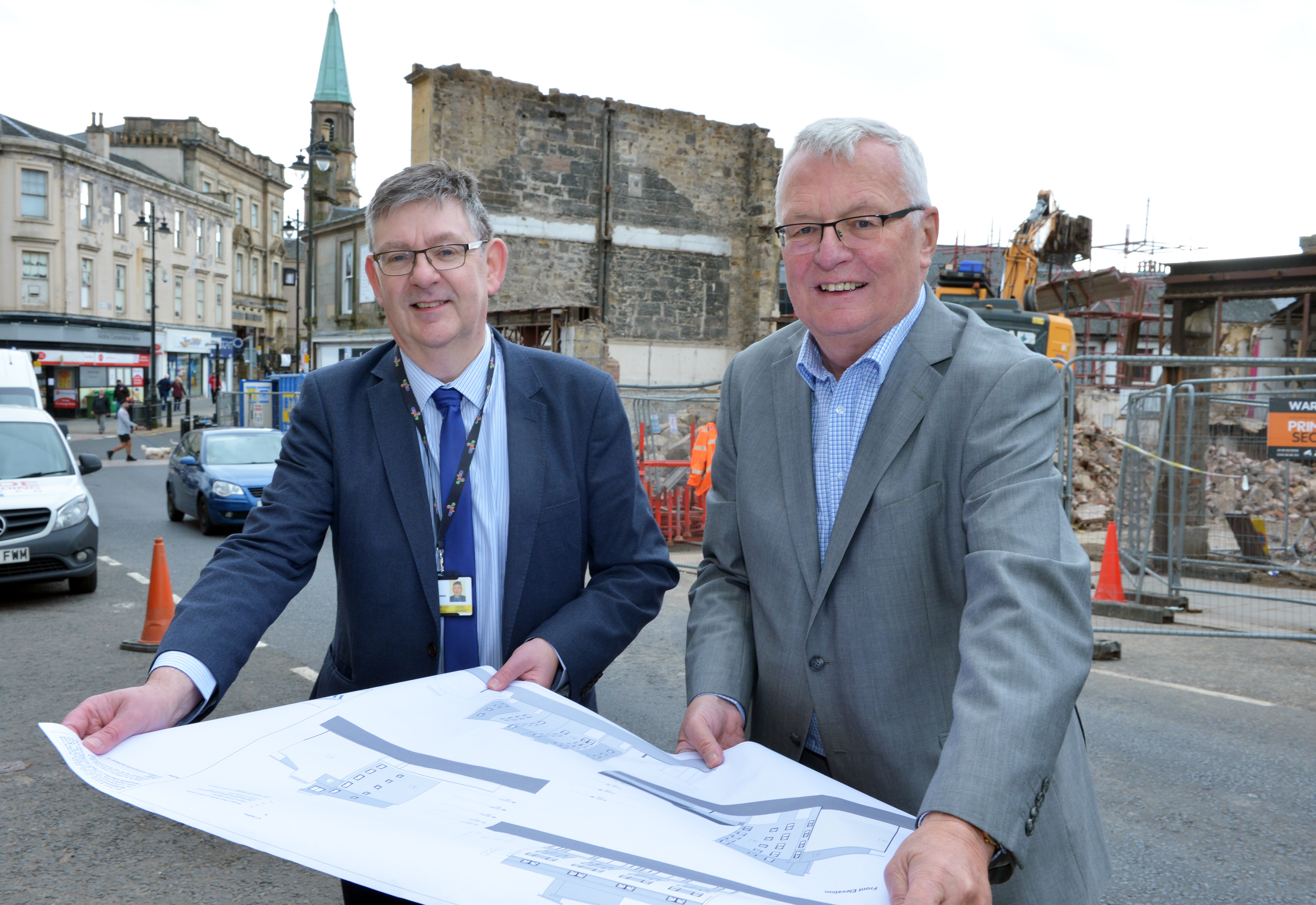 Council leader visits Airdrie housing development