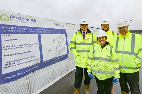 Work begins at new council homes in Dunfermline