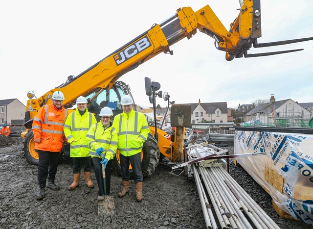 Work begins on nine new council homes in Leslie