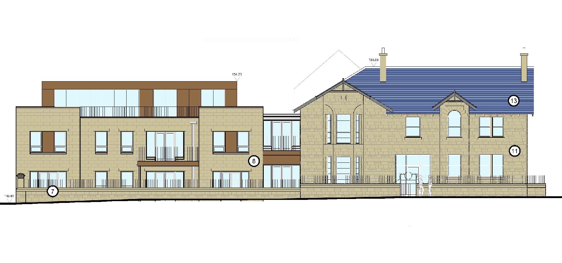 Revised housing plans lodged at Midlothian nursing home