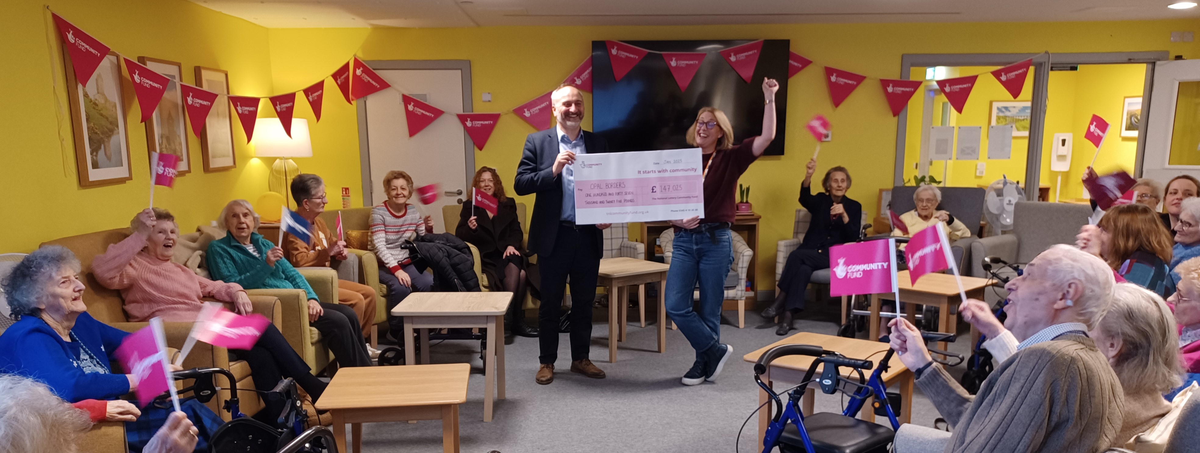 Eildon celebrates funding success for older people in the Borders