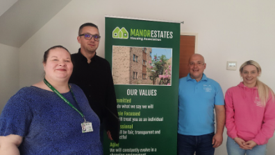 Manor Estates Housing Association raises £900 for Steps to Hope