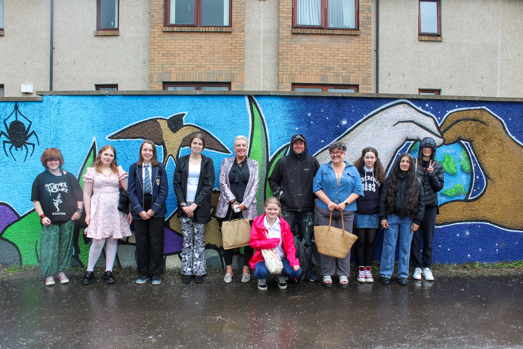 Dundonald Street mural funded by Hillcrest Foundation revealed