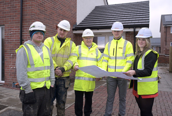 Community benefits delivered by new North Lanarkshire Council homes