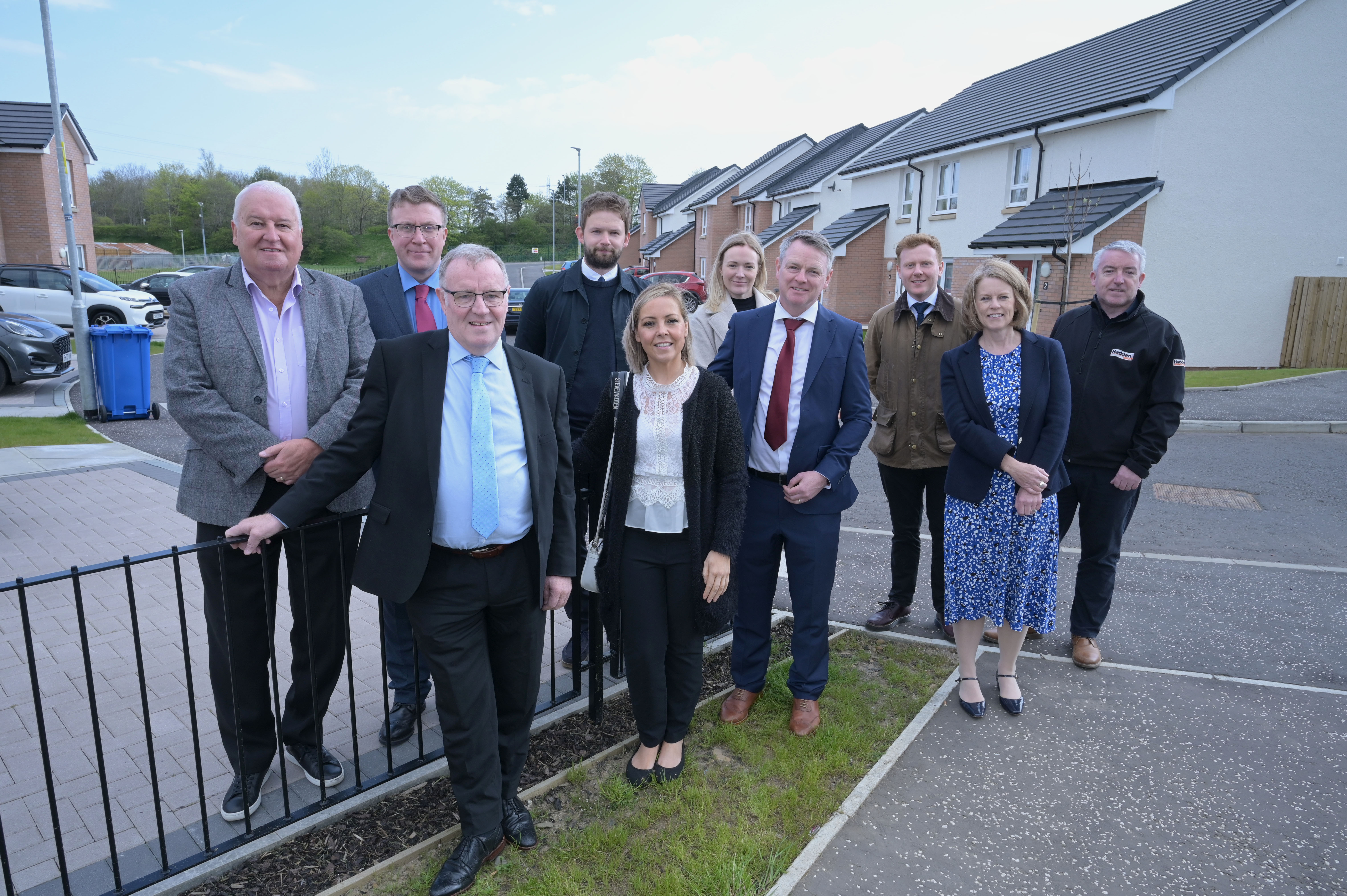 New council homes completed on former demolition site in Airdrie