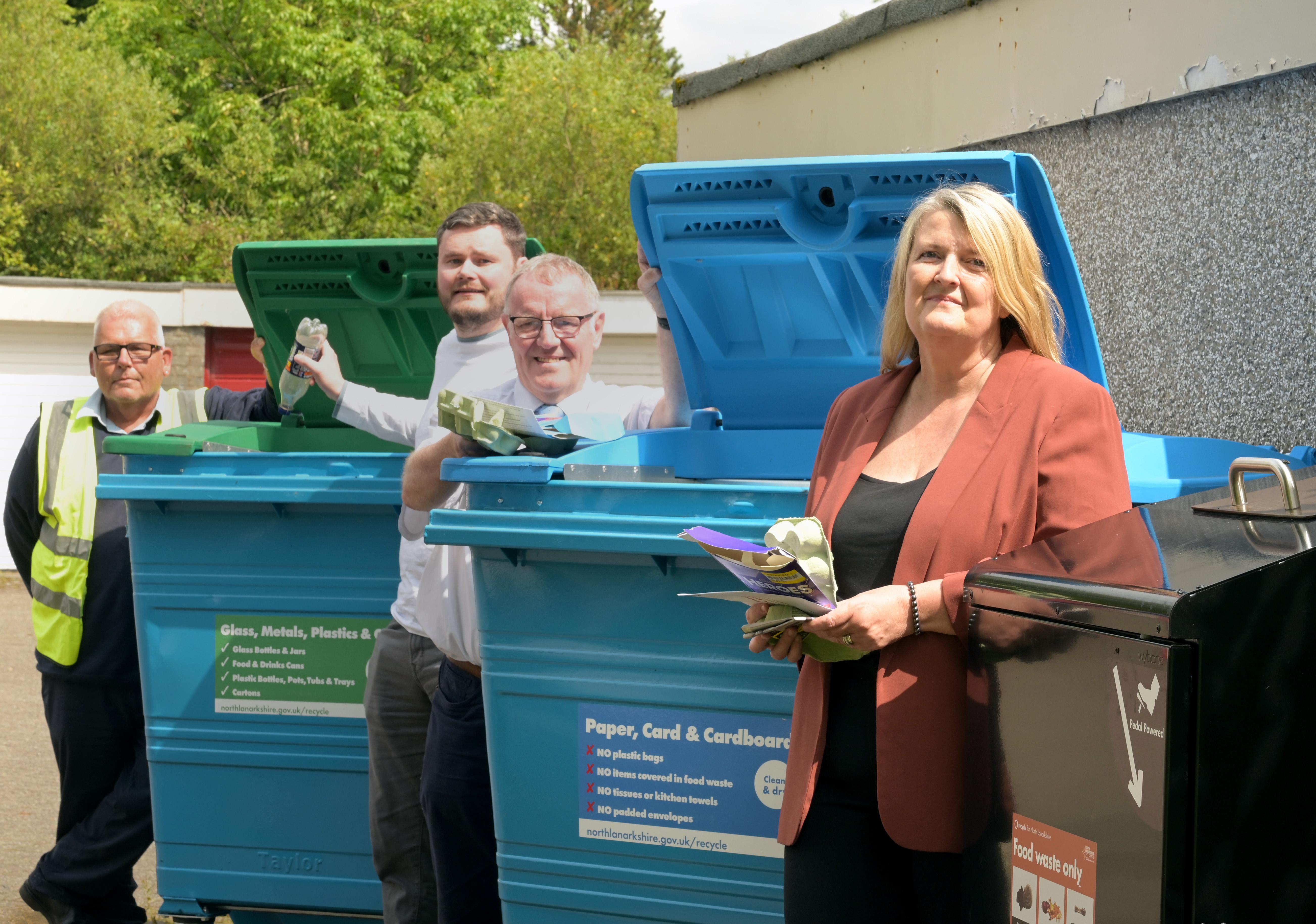 New recycling service proving successful for residents in North Lanarkshire flats