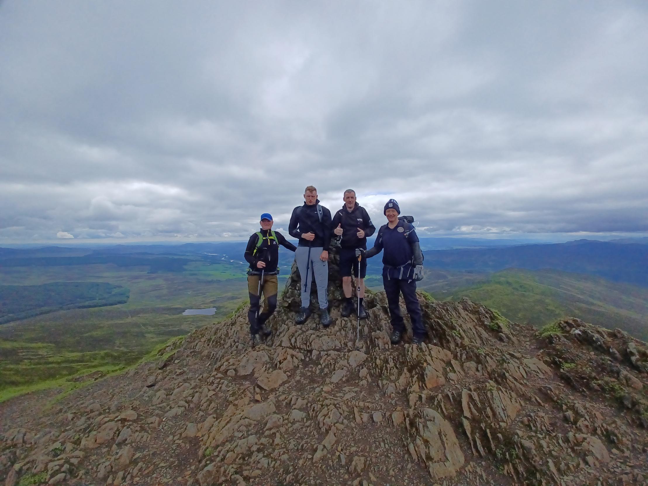 Hillcrest's RecoverMay initiative hits new heights with Perthshire hike