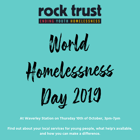 Rock Trust marks World Homelessness Day with new campaign to raise awareness of youth homelessness