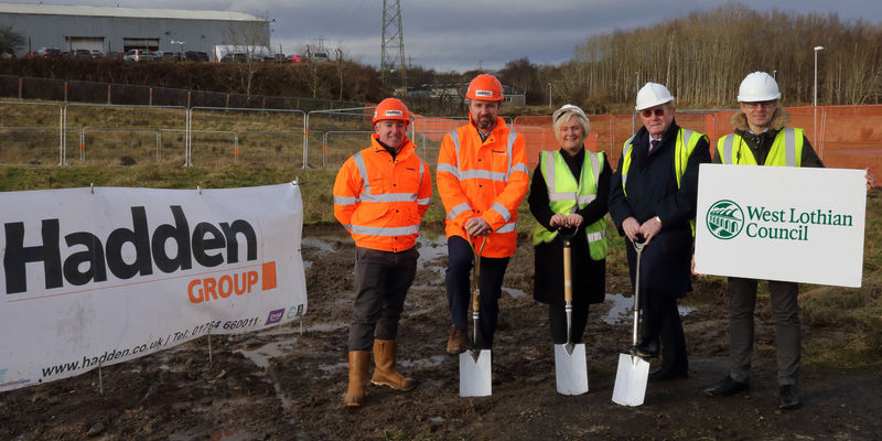 Work starts on council homes in Bathgate