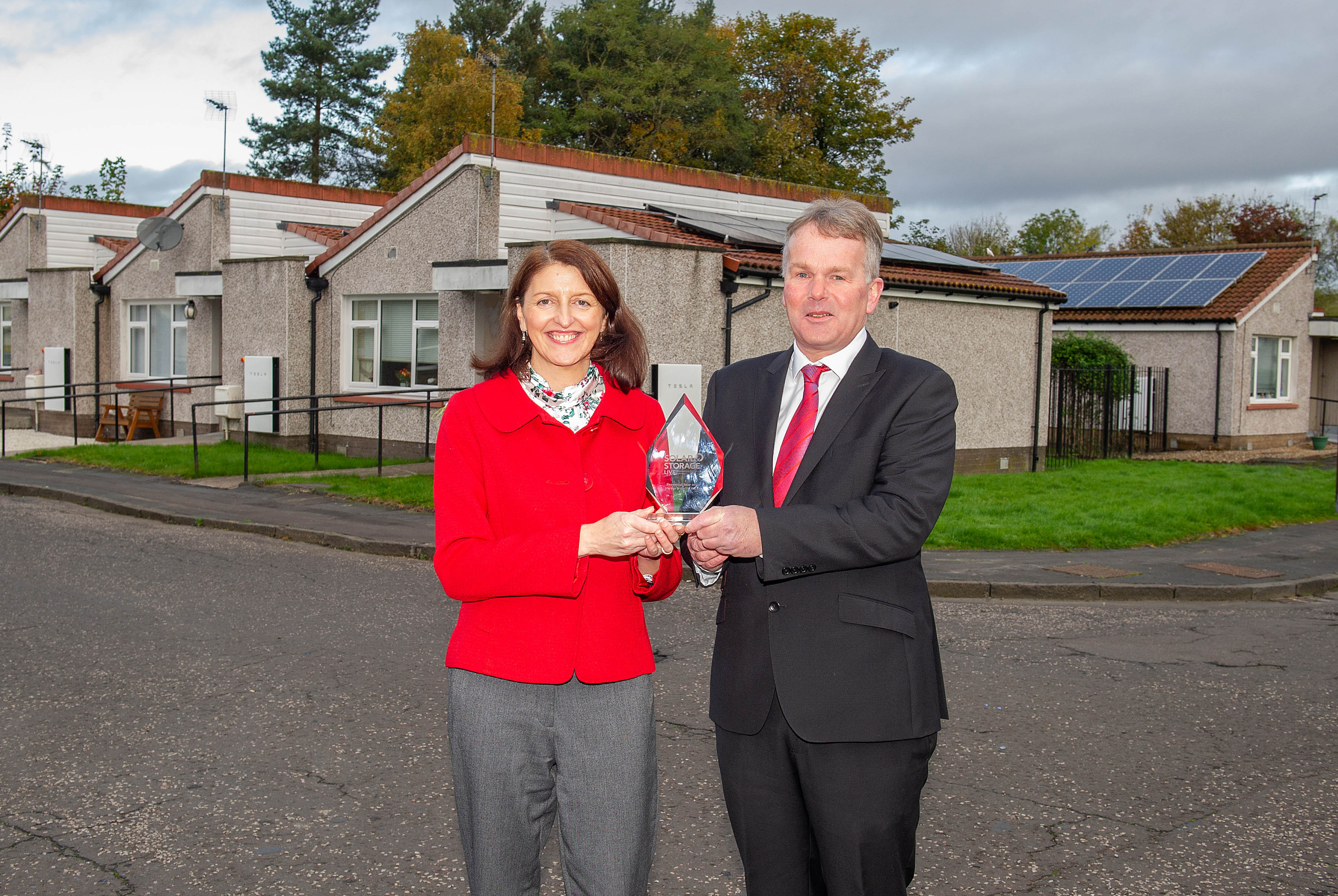 Stirling Council's housing service wins at UK Solar and Storage Awards