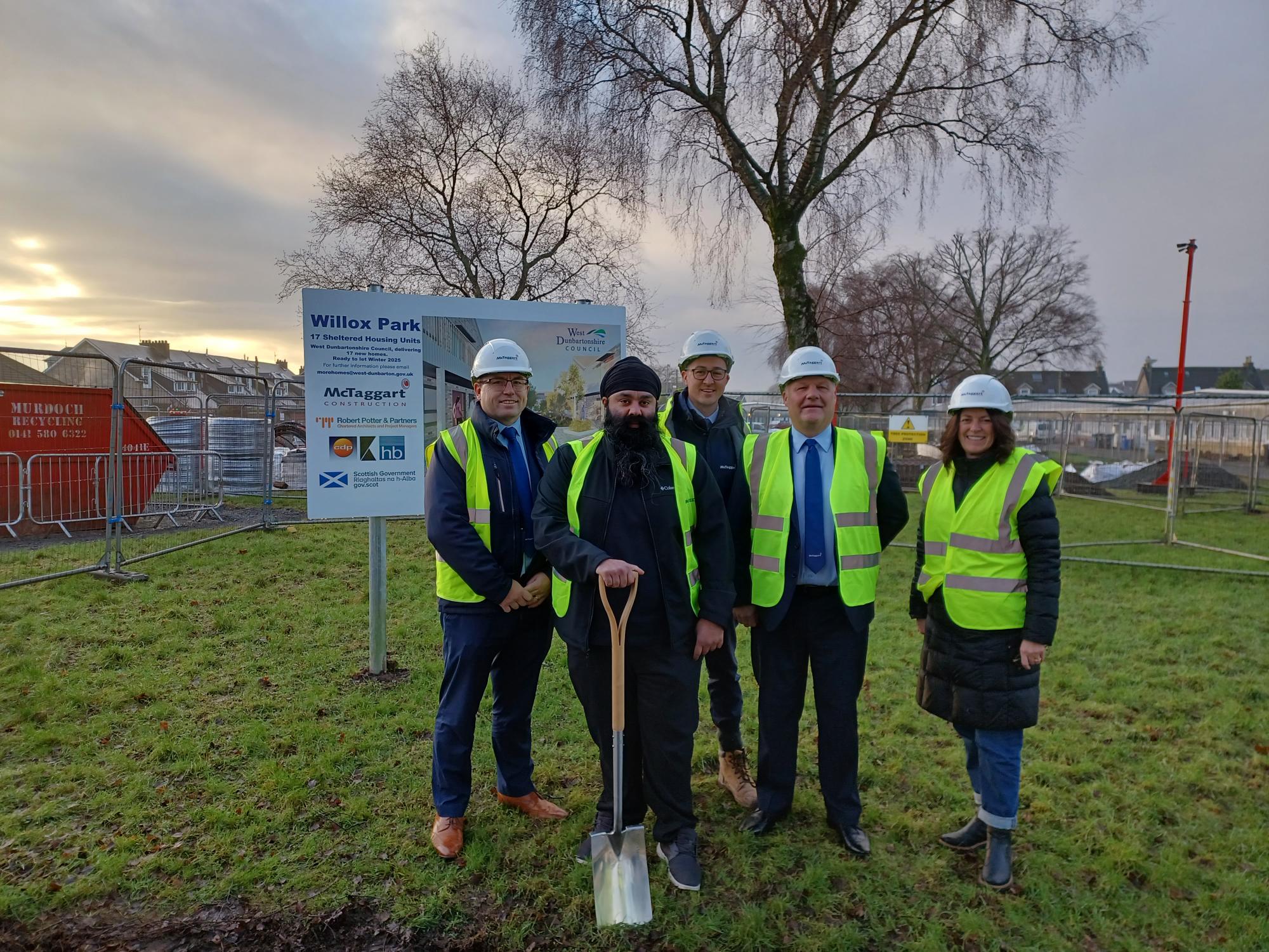 Ground source heat pump to power new sheltered accommodation in Dumbarton