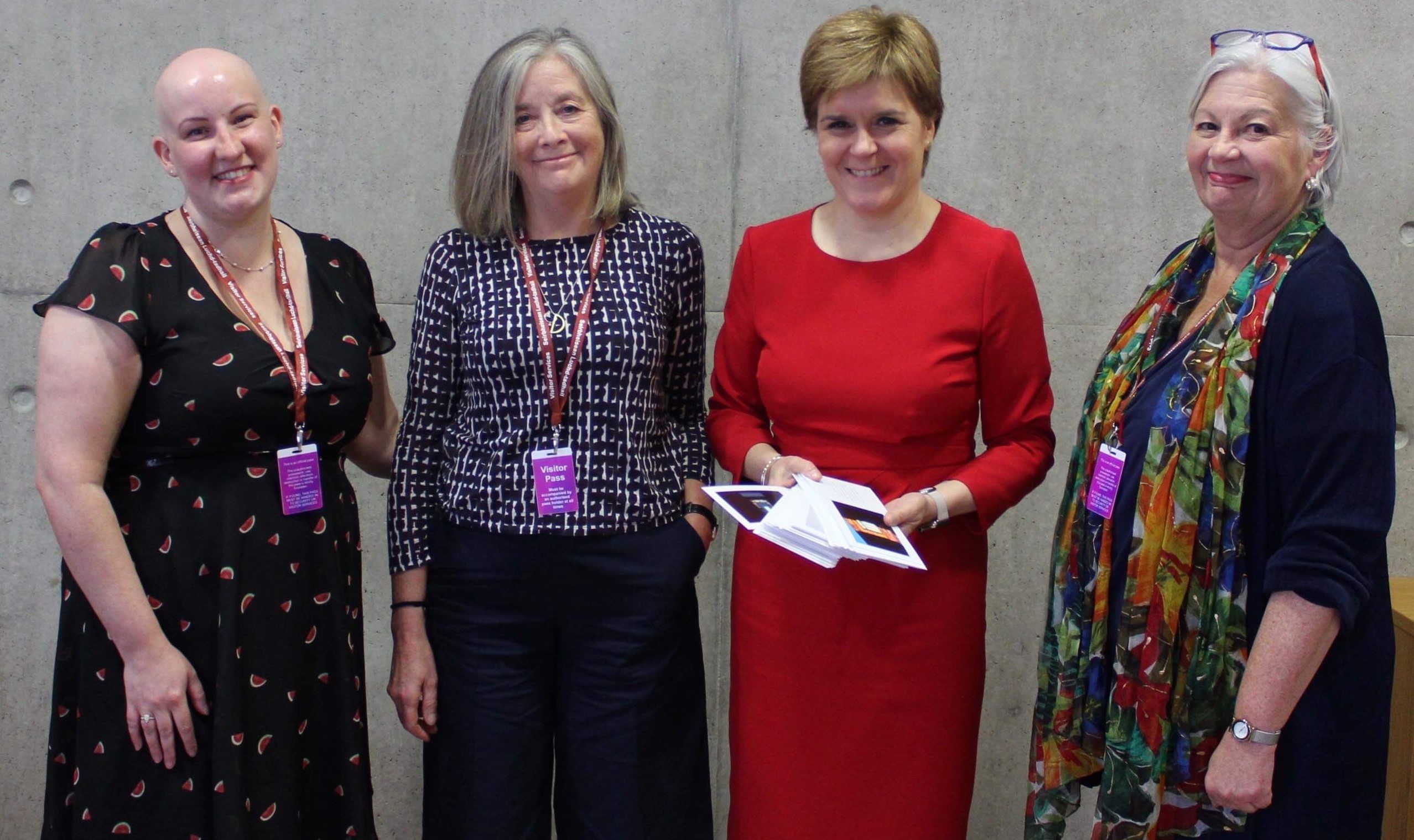 Scottish Women's Aid shares domestic abuse messages with First Minister