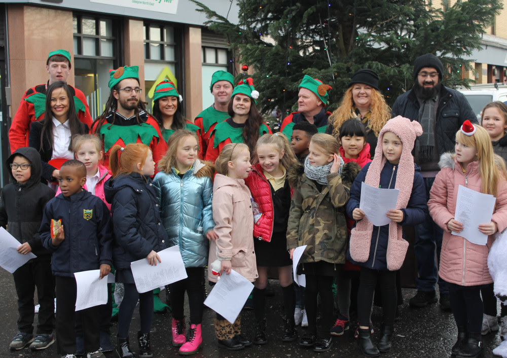 Christmas cheer comes to Possilpark